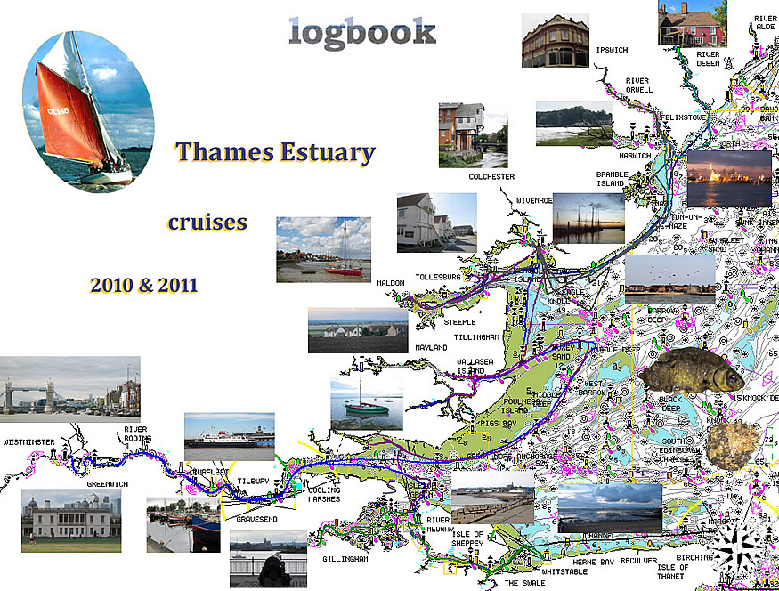 Map of cruises 2010 & 2011