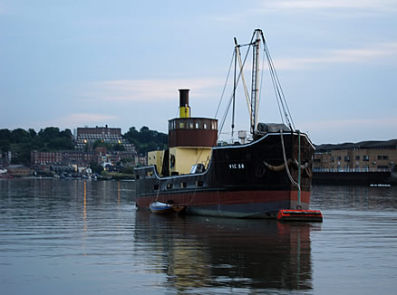 Chatham - old lighter on the Medway